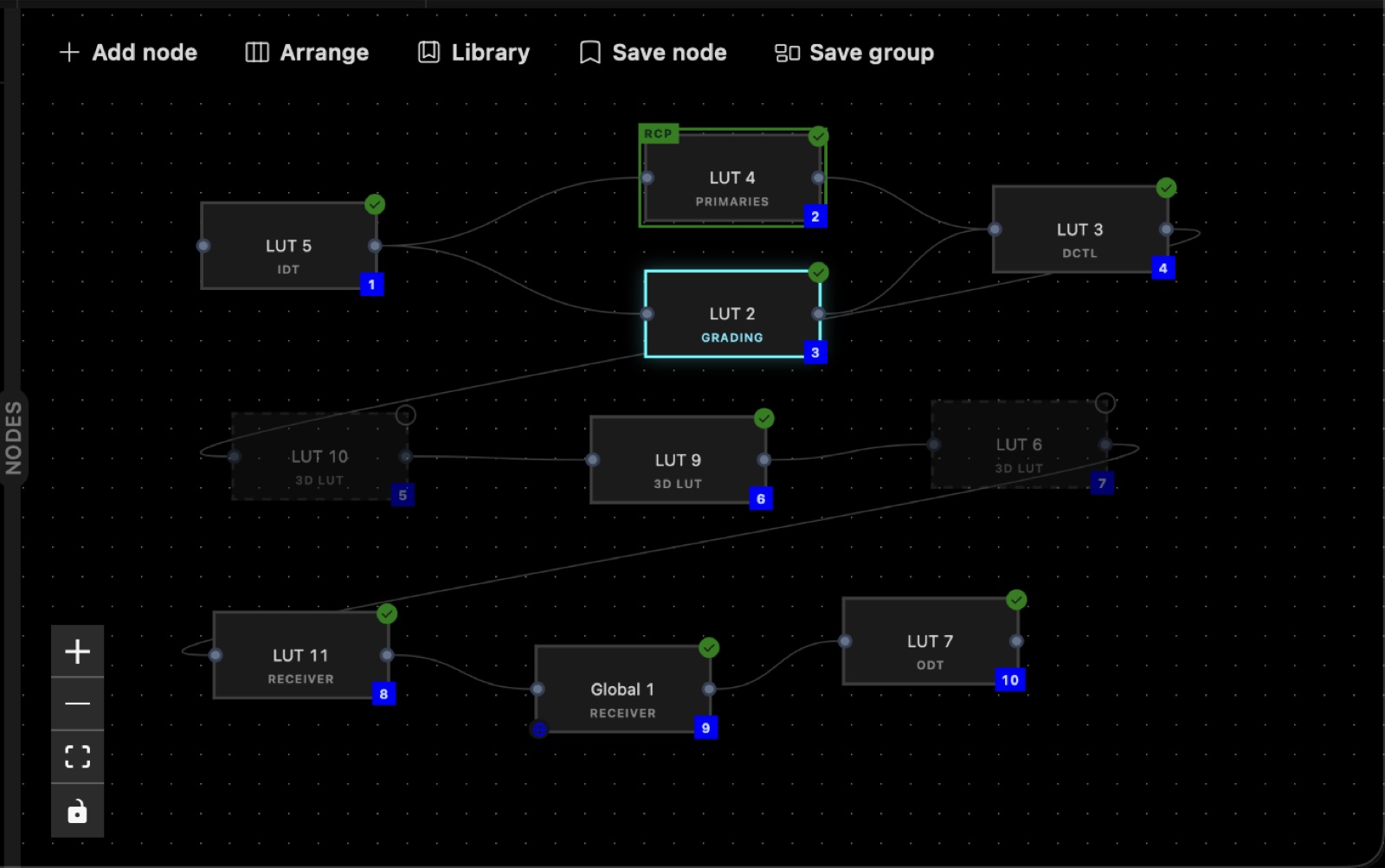 Node editor